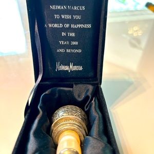 Neiman Marcus Millennium World Globe Wine Stopper